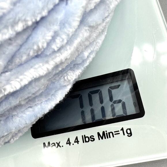 Yarn Chunky Chenille Light Blue Cone 1.55lb VTG Spinrite B#122844 Skys The Limit - Picture 6 of 6